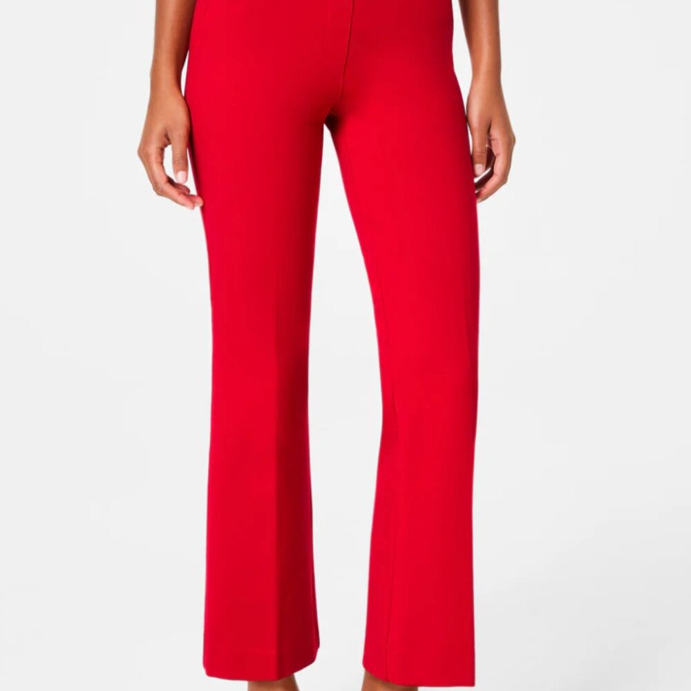 Red Spanx Kick Flare Pant